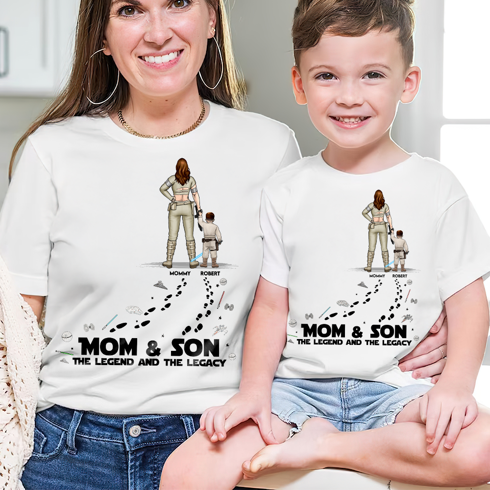 Best Mom In The Galaxy - Personalized Shirt for Moms Who Shine Shirts PopCulturePrints