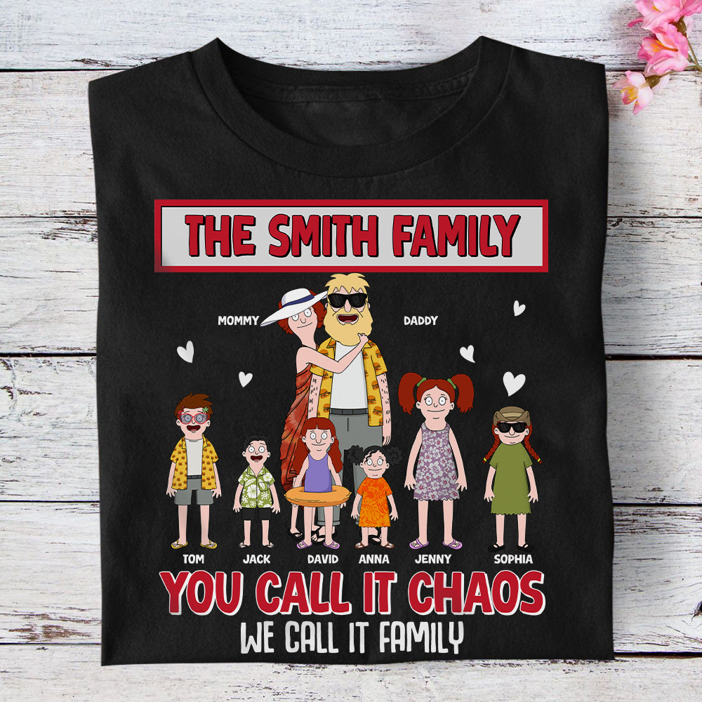 Personalized Family Chaos T-Shirt Shirts PopCulturePrints