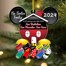 Load image into Gallery viewer, Personalized New Beginnings Family Christmas Ornament Ornament PopCulturePrints

