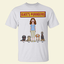 Load image into Gallery viewer, “Celebrate Your Love for Pets!” Personalized Dogs and Cats Mom Shirt - Perfect Gift for Pet Lovers, Moms, and Grandmas Shirts PopCulturePrints
