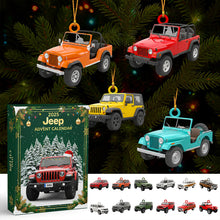 Load image into Gallery viewer, “Adventure Awaits!” - Personalize Your Off Road Lovers Advent Calendar - Perfect Gift for Jeep Enthusiasts and Outdoor Adventurers Advent Calendar PopCulturePrints
