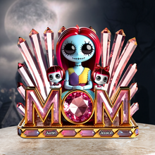 Load image into Gallery viewer, Embrace the Nightmare: Personalized Mom Plaque - Perfect Gift for Mom, Grandma &amp; More! Shaped Plaques PopCulturePrints
