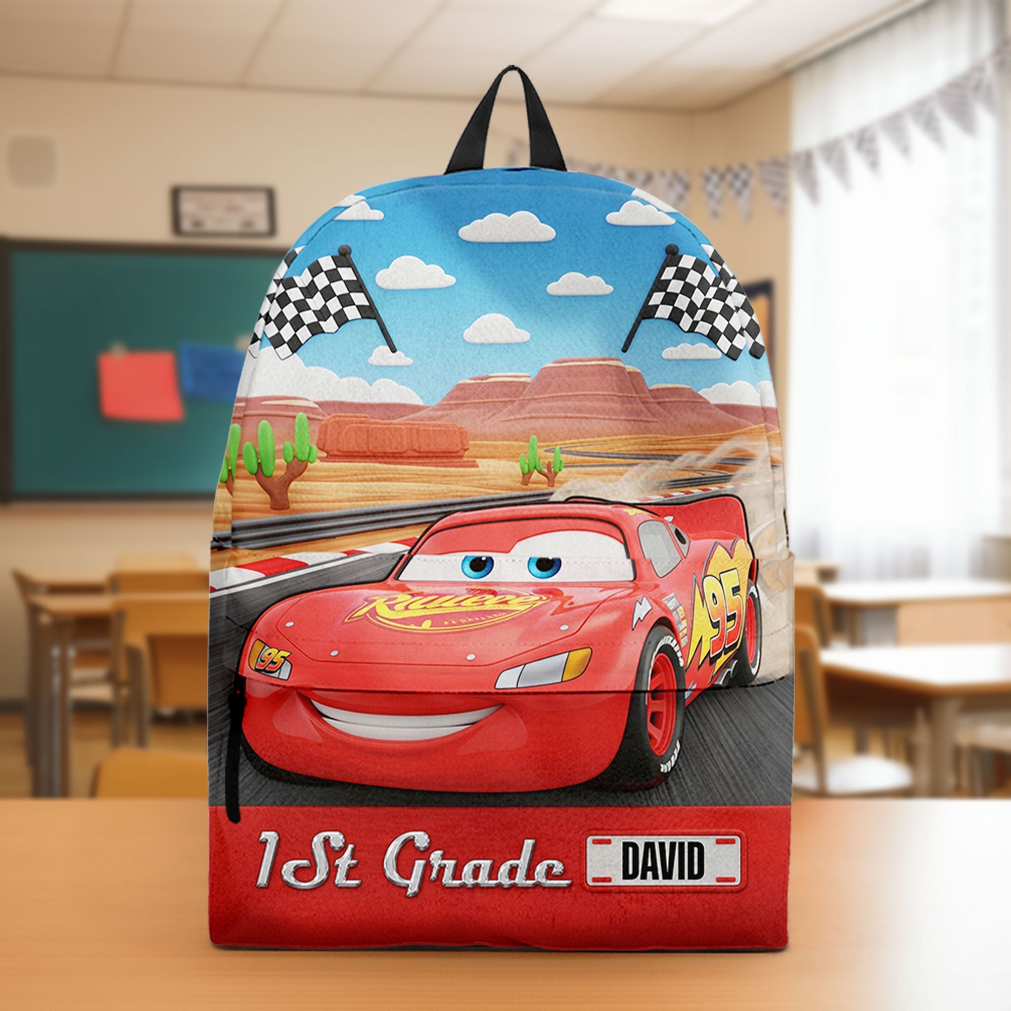 “Zoom into School with Style!” - Cute Back To School Backpack - Personalized Gifts for Kids Backpack PopCulturePrints