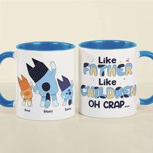 Load image into Gallery viewer, Custom Cartoon Family Mug - Like Father Like Children Coffee Mug PopCulturePrints
