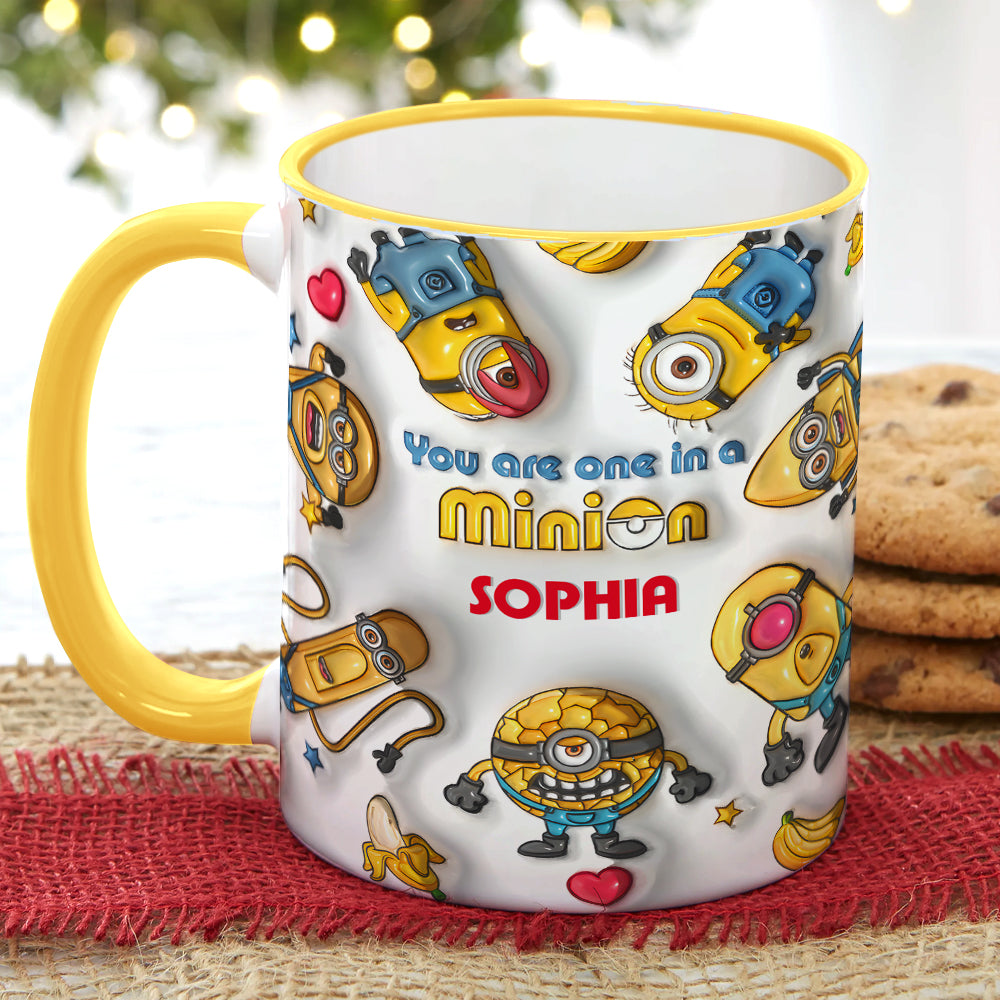 Personalized Minions Fan Coffee Mug - You Are One in a Minion