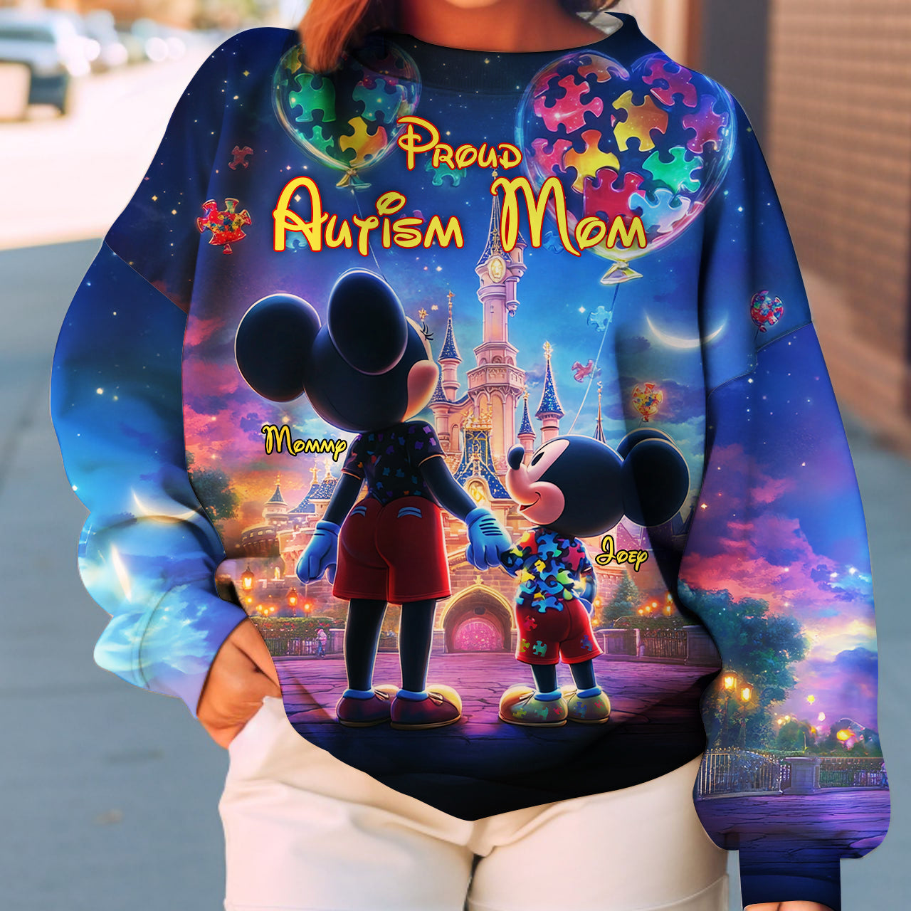 “Proud Autism Mom” - Personalized 3D Shirt for Special Moms AOP Products PopCulturePrints