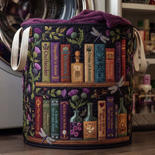 Load image into Gallery viewer, Historical Fiction Collection Quilted Laundry Basket - Personalized Gifts For Book Lovers 03qhti130726 Laundry Basket PopCulturePrints
