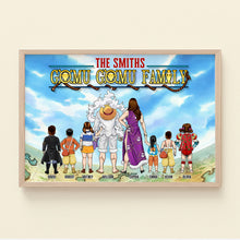 Load image into Gallery viewer, Personalized Family Canvas - Anime Inspired Design Poster &amp; Canvas PopCulturePrints
