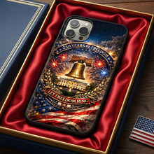 Load image into Gallery viewer, “Let Freedom Ring” - America 250th Anniversary Phone Case - Personalized Gifts for Patriots Phone Case PopCulturePrints
