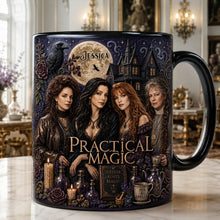 Load image into Gallery viewer, “Sisters United by Magic” - Enchanted Sisterhood Magic Mug - Personalized Gift for Your Best Friend or Family Member

