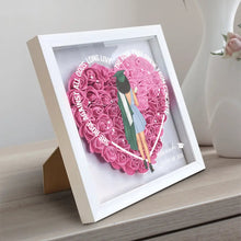 Load image into Gallery viewer, She Rose Against All Odds - Personalized Flower Shadow Box Flower Shadow Box PopCulturePrints
