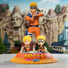 Load image into Gallery viewer, “Unleash Your Inner Ninja” - Daddy’s Team Acrylic Plaque - Personalized Gift for Dads, Kids, and Anime Fans Shaped Plaques PopCulturePrints
