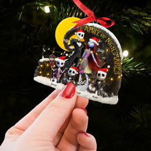 Load image into Gallery viewer, Celebrate Your Spooky Family Spirit - Personalized Spooky Family Ornament Ornament PopCulturePrints
