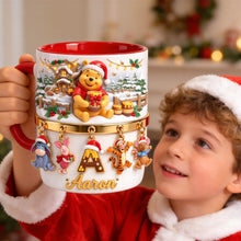 Load image into Gallery viewer, “Sweet Moments with Winnie the Pooh!” - Personalized Christmas Mug - Perfect Gift for Kids, Family, and Friends Coffee Mug PopCulturePrints
