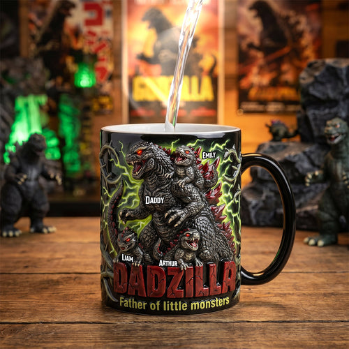 Giant Creature Dad Magic Mug - Personalized Gifts for Dads! Coffee Mug PopCulturePrints