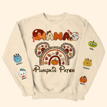 Load image into Gallery viewer, Personalized Mama&#39;s Halloween Pumpkin Patch Hoodie
