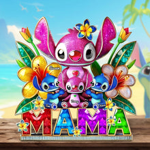 Load image into Gallery viewer, &quot;Delightful Aliens for Mom - Personalized Gift Plaque for Special Occasions&quot; Shaped Plaques PopCulturePrints
