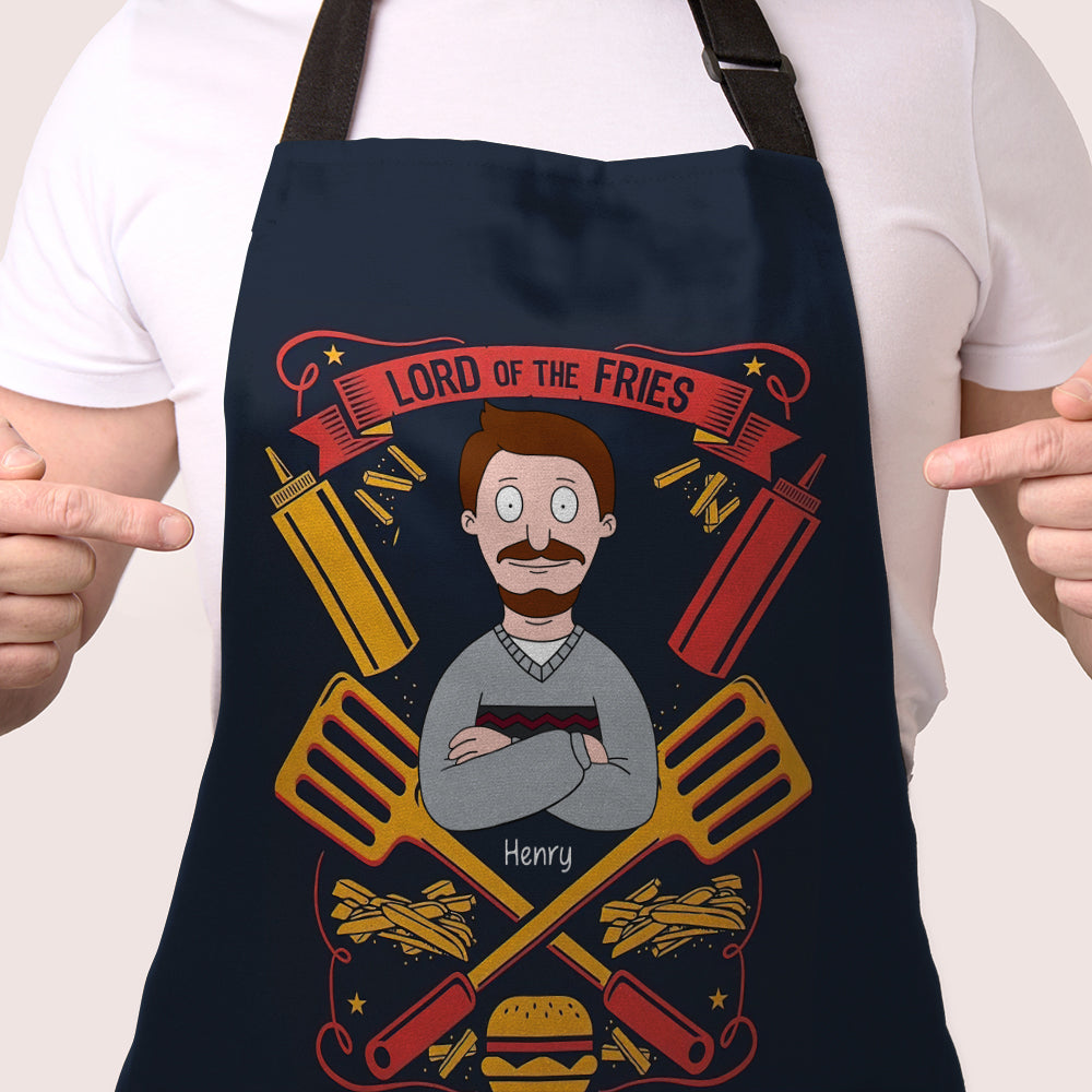 Personalized Chef Apron - Lord of the Fries Design Aprons PopCulturePrints