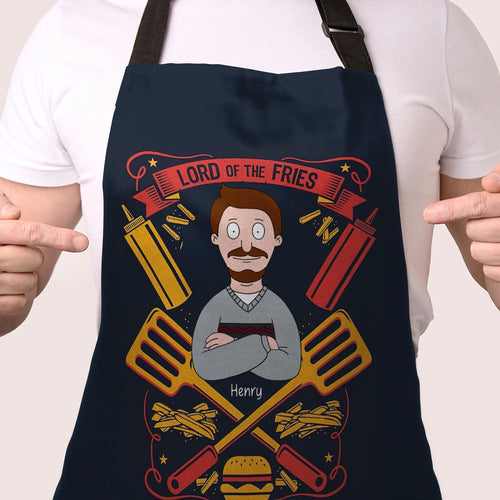 Personalized Chef Apron - Lord of the Fries Design Aprons PopCulturePrints