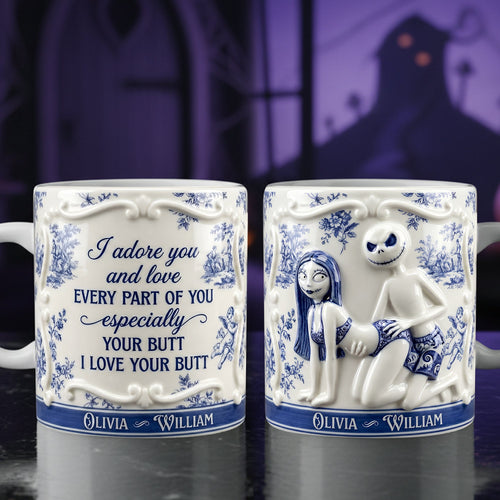 I Adore You Coffee Mug - Personalized Gift for Couples Coffee Mug PopCulturePrints