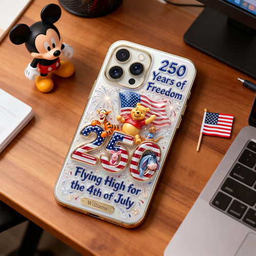 “250 Years of Freedom” - Celebrate USA’s 250th Phone Case - Customizable Gift for Patriots Phone Case PopCulturePrints