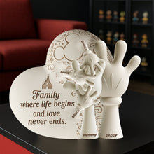 Load image into Gallery viewer, Family Handholding Acrylic Plaque - Personalized Gift for Loved Ones Shaped Plaques PopCulturePrints
