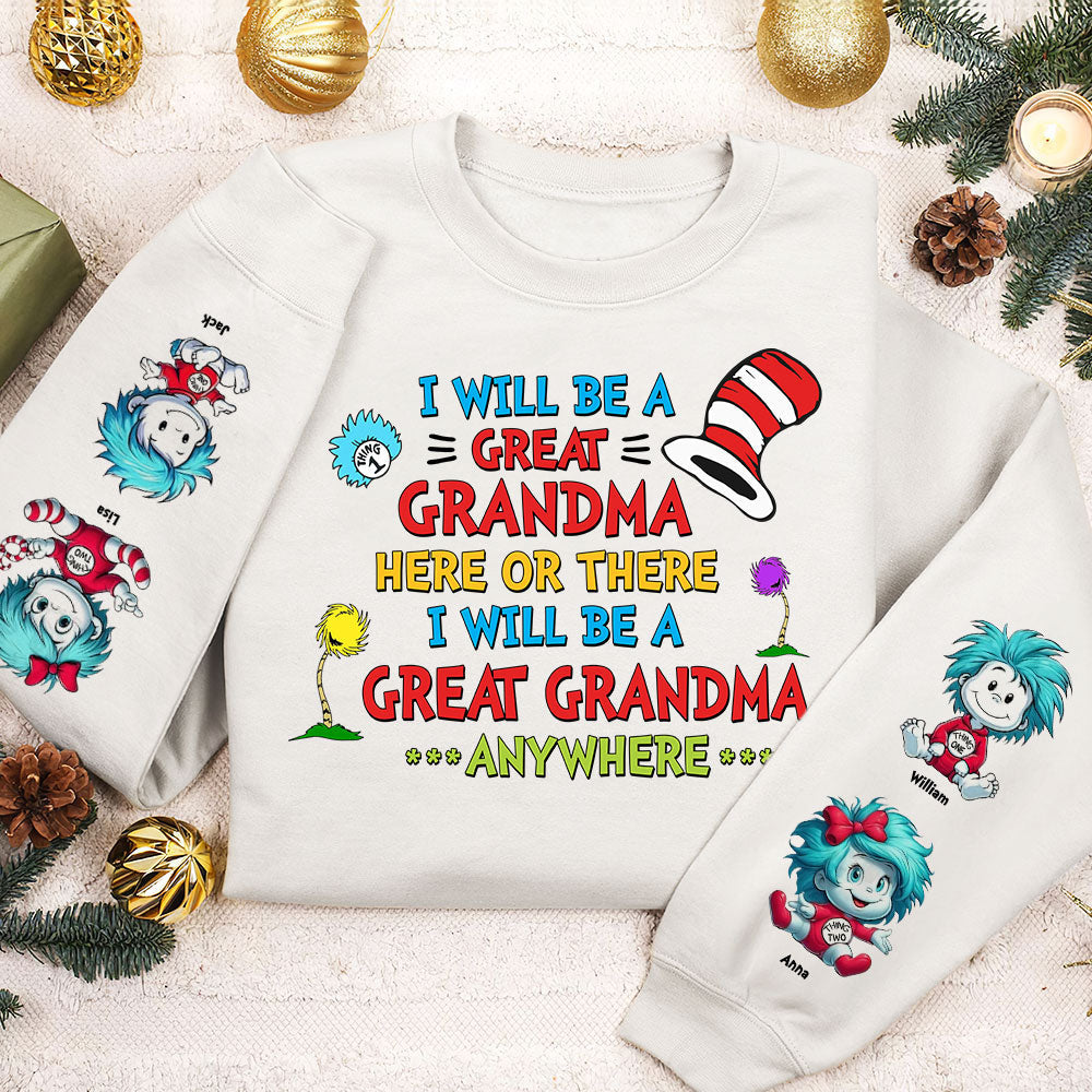 Personalized Dr. Seuss-Inspired Grandma Hoodie