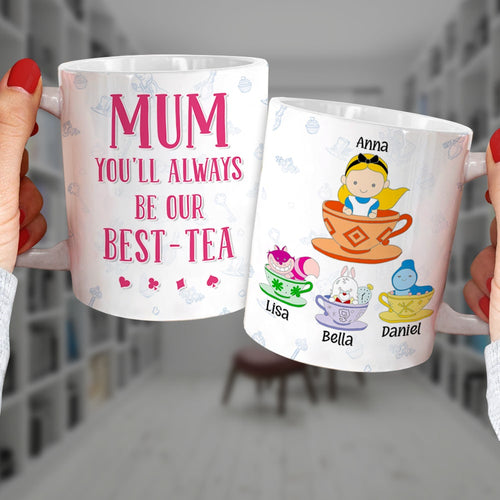 Personalized 'Best Tea' Mother's Day Mug Coffee Mug PopCulturePrints