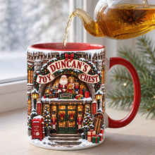 Load image into Gallery viewer, "Unwrap the Magic of Christmas" - Personalized Christmas Accent Mug - Gift for Family, Friends, and Colleagues
