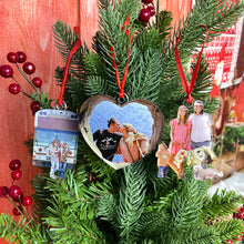 Load image into Gallery viewer, Personalized Couple Photo Ornament Gift Set Ornament PopCulturePrints

