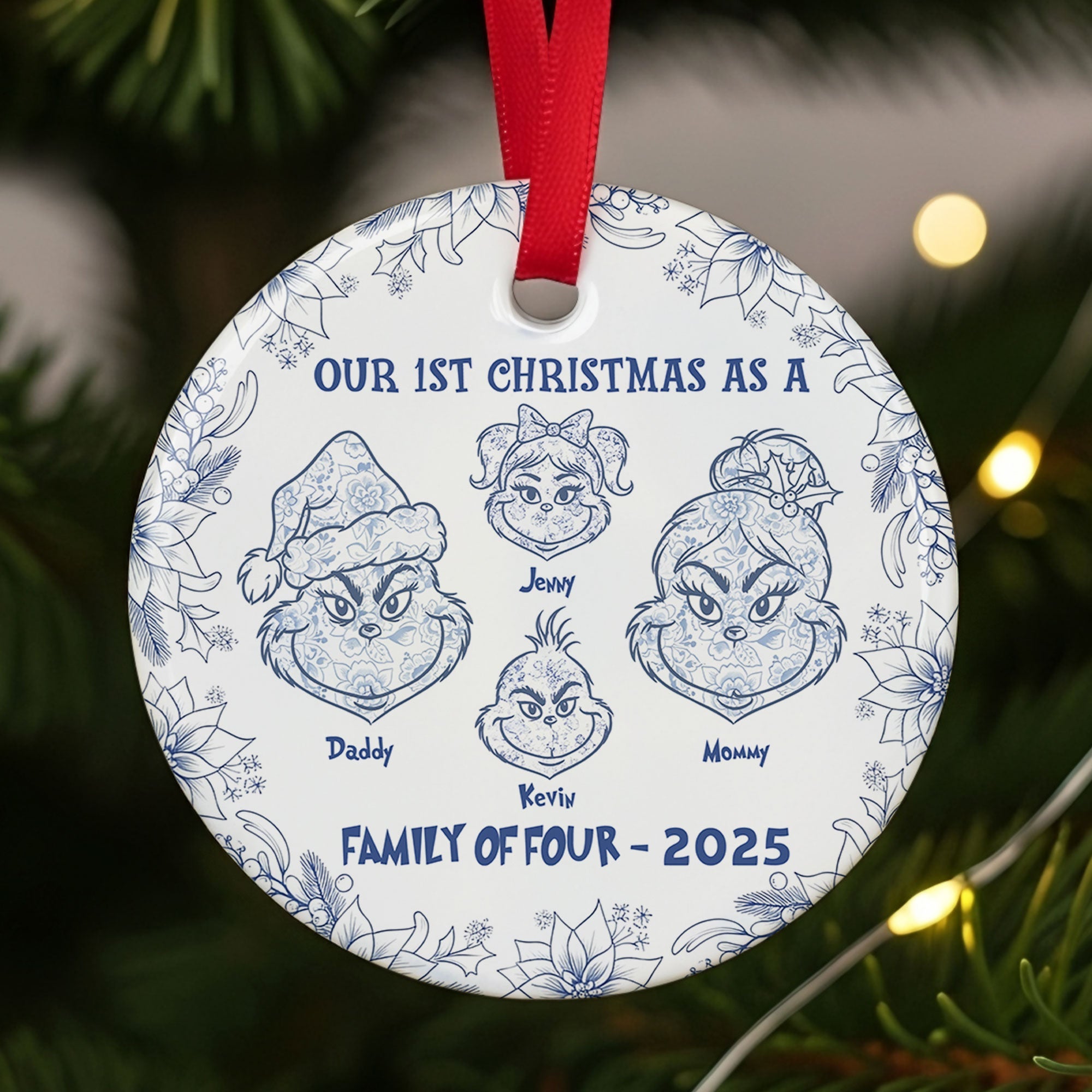 "Celebrate the Spirit of the Road with Custom Touch" - Personalized Christmas Ornament for Truck Drivers Ornament PopCulturePrints