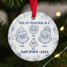 Load image into Gallery viewer, &quot;Celebrate the Spirit of the Road with Custom Touch&quot; - Personalized Christmas Ornament for Truck Drivers Ornament PopCulturePrints
