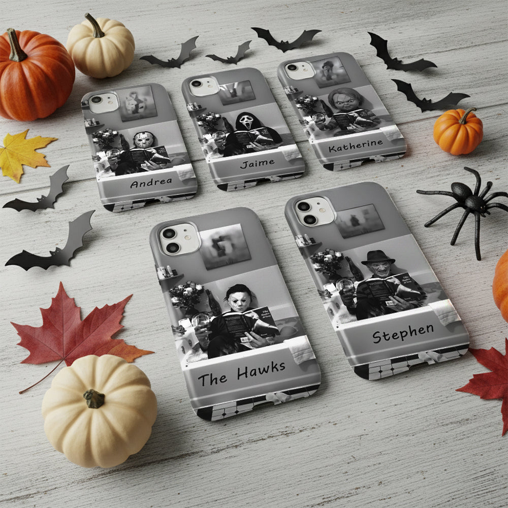 Scream for Joy - Personalized Chilling Killer Phone Case for Horror Fans Phone Case PopCulturePrints