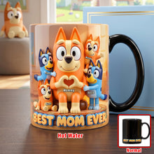 Load image into Gallery viewer, Best Puppy Mom Ever - Personalized Magic Coffee Mug for Dog Moms Coffee Mug PopCulturePrints
