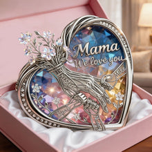 Load image into Gallery viewer, Mom &amp; Children Holding Hands Love Acrylic Plaque - Personalized Gift for Mom, Grandma &amp; More Shaped Plaques PopCulturePrints
