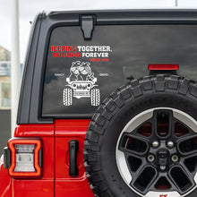 Load image into Gallery viewer, Personalized Jeeping Together Car Decal
