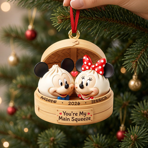 You're My Main Squeeze - Personalized Christmas Ornament for Couples Ornament PopCulturePrints