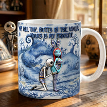 Load image into Gallery viewer, Of All the Butts in the World, Yours is My Favorite - Personalized Skeleton Naughty Coffee Mug
