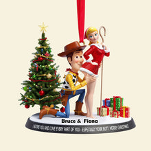 Load image into Gallery viewer, I Adore You - Playful Animated Ornament - Personalized Gift for Couples Ornament PopCulturePrints
