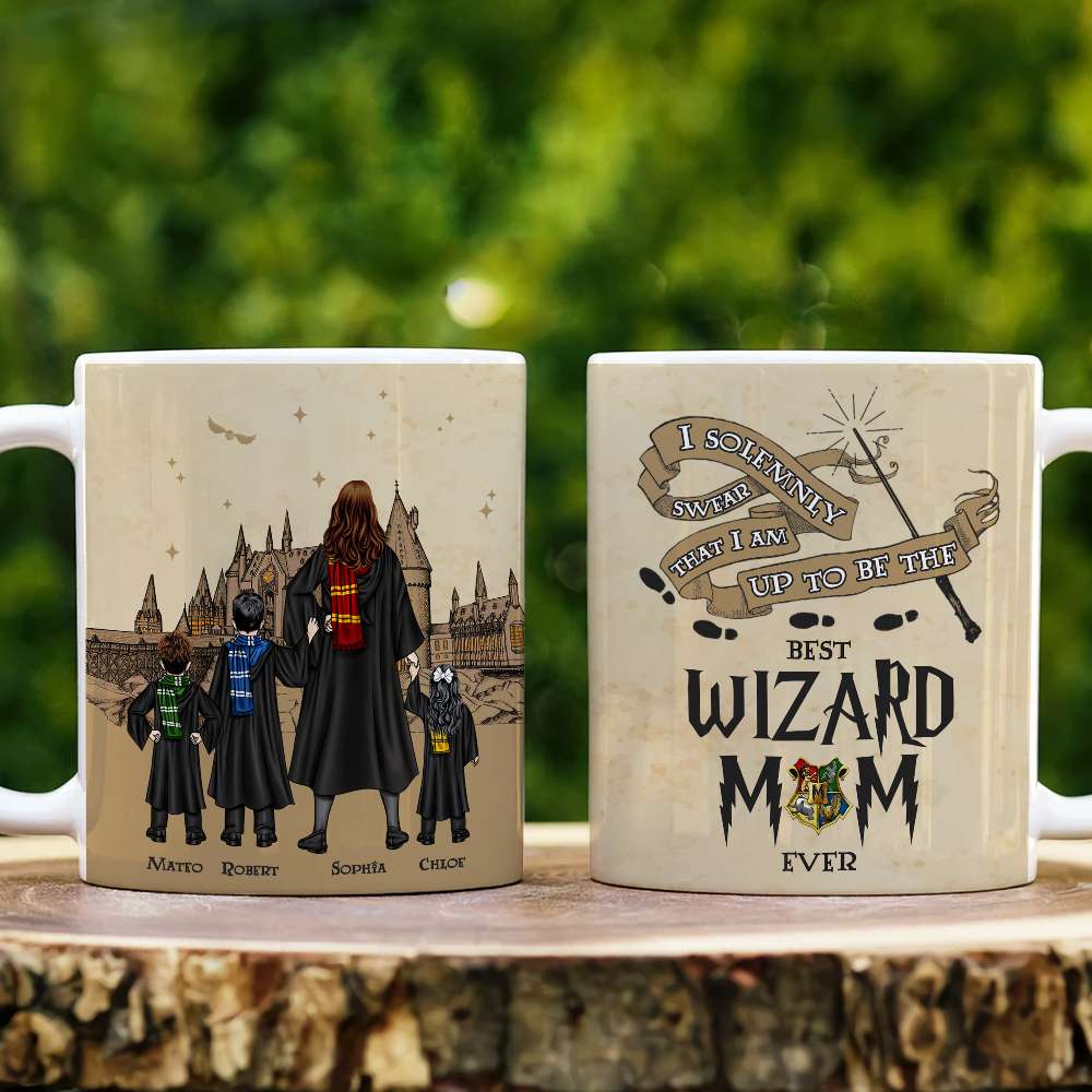 Personalized Wizard Mom Tumbler - Harry Potter Themed Gift