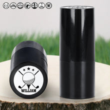 Load image into Gallery viewer, Life Is Full Of Choices - Personalized Golf Ball Stamp with Metal Storage Box Golf Ball Stamp PopCulturePrints
