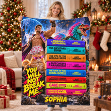 Load image into Gallery viewer, You Will Not Break Me - Legendary Quest Personalized Blanket for Fantasy Lovers
