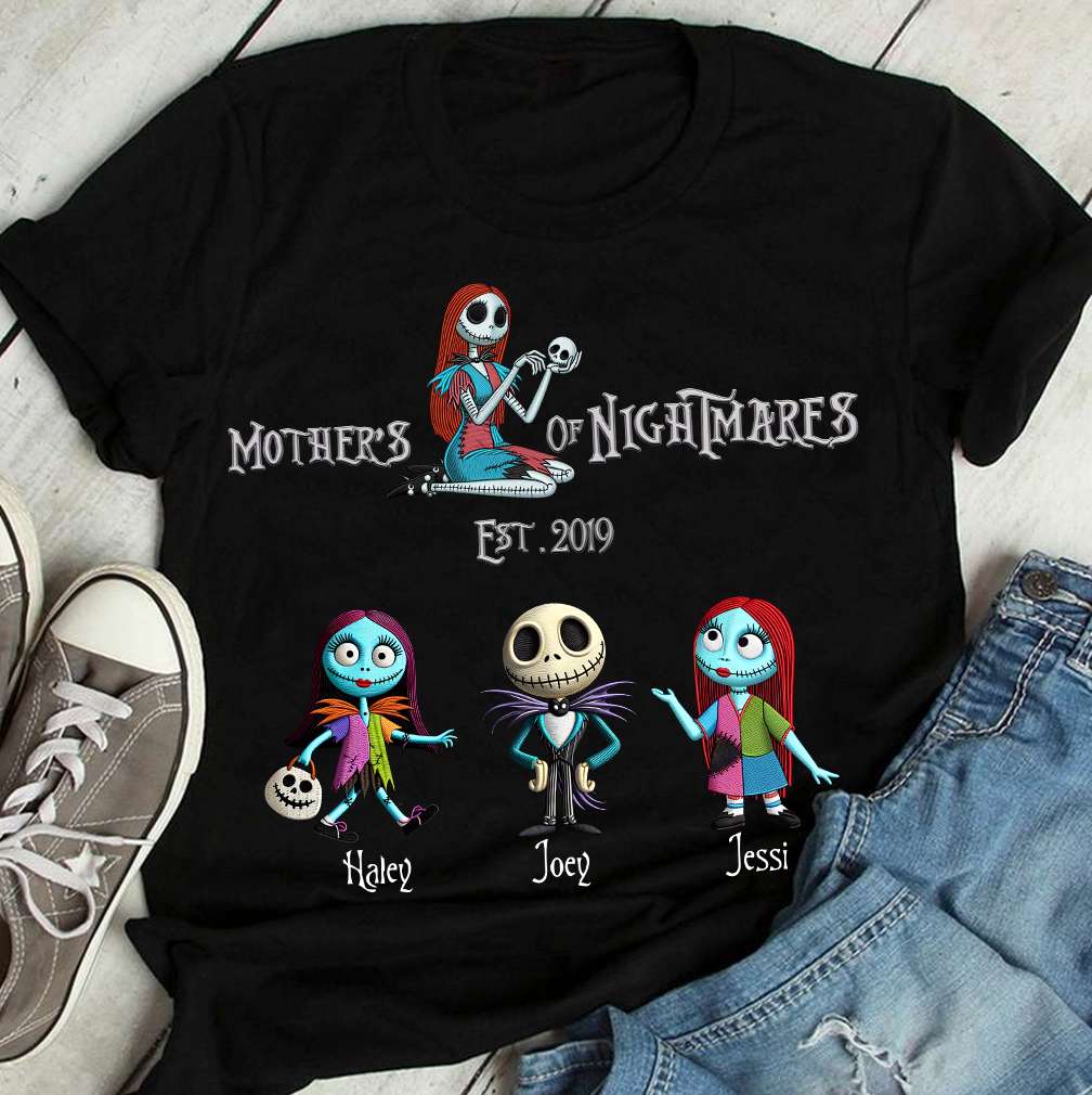 “Spooktacular Style for Super Moms” - Spooky Mom Shirt - Personalized Gift for Mom, Grandma & More Shirts PopCulturePrints