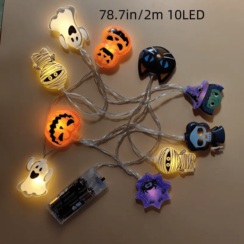 Halloween LED String Lights - Perfect Gift for Horror Fans