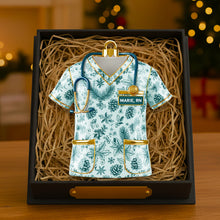 Load image into Gallery viewer, Cherish the Care: Nurse Toile de Jouy Acrylic Ornament - Personalized Gift for Nurses Ornament PopCulturePrints
