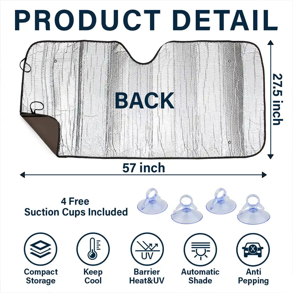 "Friends Fur-ever" - Personalized Auto Sunshade for Dog Lovers - Perfect Gift for Mom and Grandma Auto Sunshade PopCulturePrints