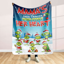 Load image into Gallery viewer, Personalized Christmas Blanket for Grandparents - Heartwarming Family Gift Blanket PopCulturePrints

