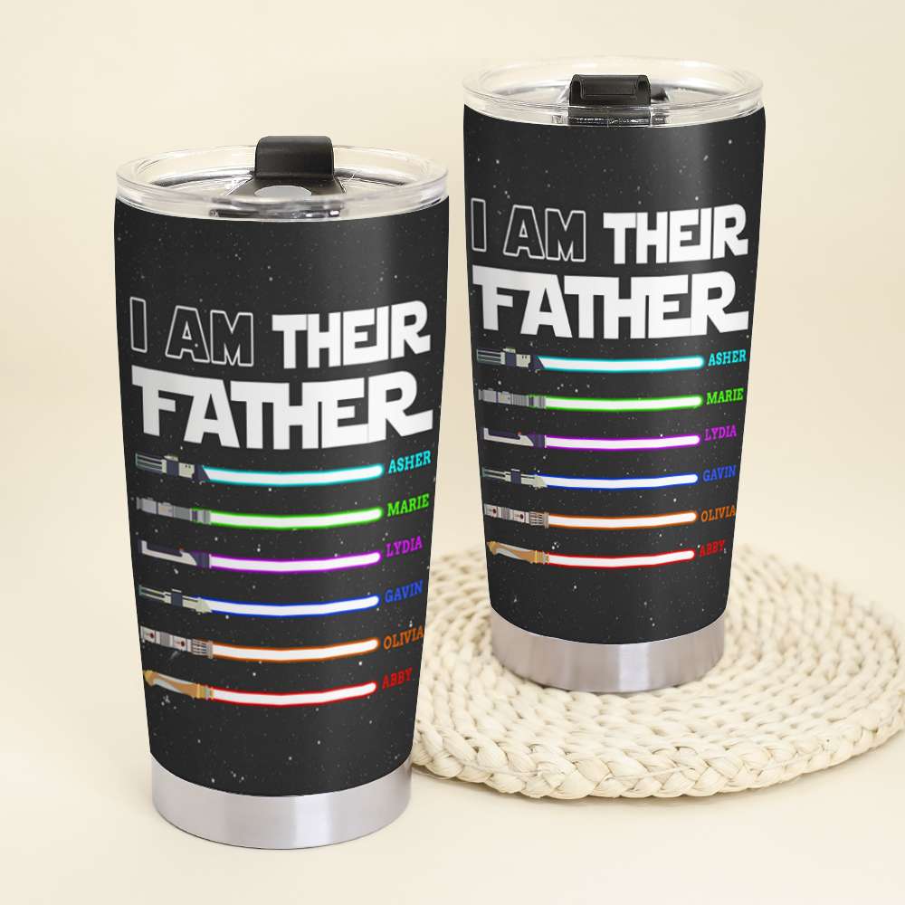 Personalized 'I Am Their Father' Custom Tumbler