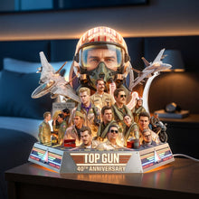 Load image into Gallery viewer, 40 Years of Sky Legends Lightbox - Personalized Anniversary Gift for Top Gun Fans Light Box PopCulturePrints
