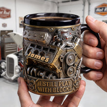 Load image into Gallery viewer, Rev Up Your Mornings: Custom Hot Rod Engine Mug - Perfect Gift for Car Enthusiasts
